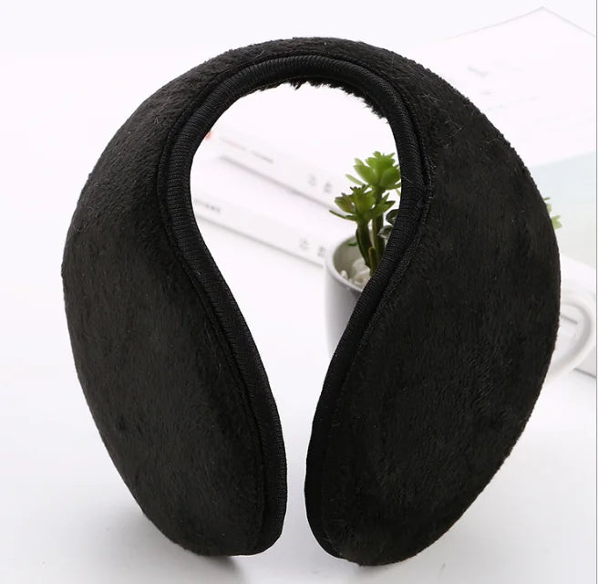 Warm Thicken Velvet Earmuffs Winter Outdoor Cycling Fleece Men Women Ear Cover Protector Plush Soft Ear Muffs Mask with Earpiece