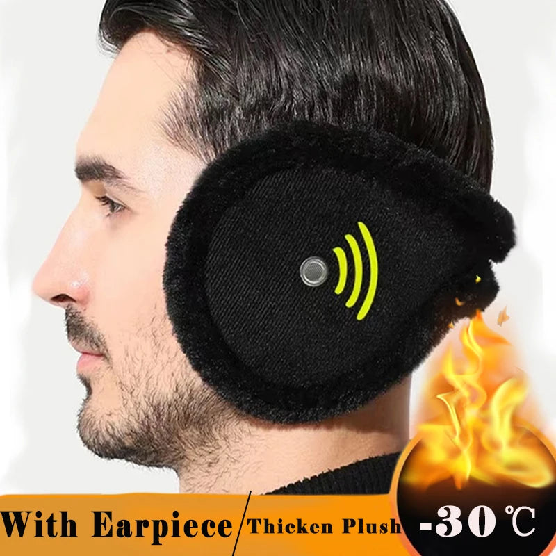 Warm Thicken Velvet Earmuffs Winter Outdoor Cycling Fleece Men Women Ear Cover Protector Plush Soft Ear Muffs Mask with Earpiece