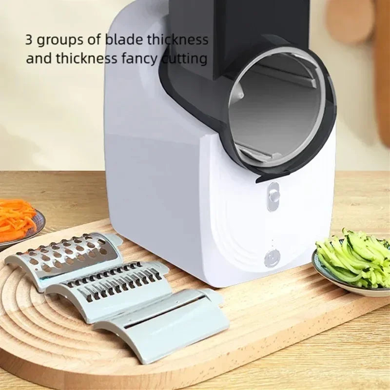New Multi-function Vegetable Slicing Machine Household Kitchen Electric Vegetable Cutter Vegetable Slicer Shredder Automatic