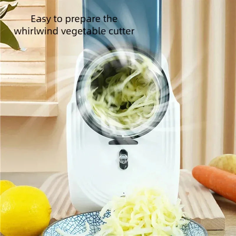 New Multi-function Vegetable Slicing Machine Household Kitchen Electric Vegetable Cutter Vegetable Slicer Shredder Automatic