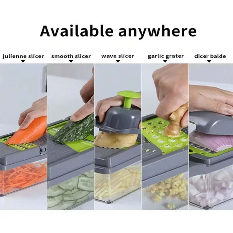Food Chopper/ Vegetable Cutter 5-in-1