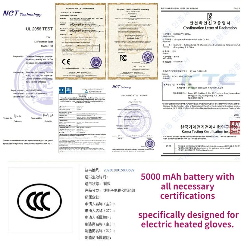 Unisex Heated Gloves