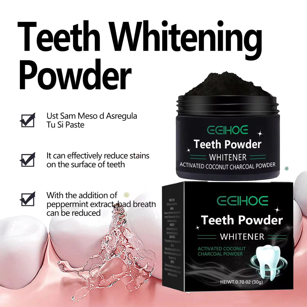 EELHOE Charcoal Powder for Teeth Whitening